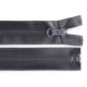 Fermoar spiralat rezistent la apă no 7, lungime 75 cm - Negru (1 Bucată)
