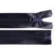 Fermoar spiralat rezistent la apă no 7, lungime 75 cm - Negru (1 Bucată)
