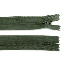 Fermoar ascuns nedetașabil, no 3 lungime 50 cm - Verde oliv (1 Bucată)