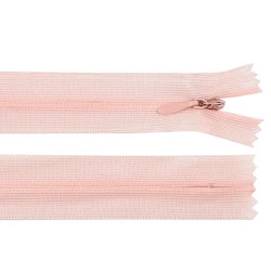 Fermoar ascuns nedetașabil, no 3 lungime 60 cm - Piersică deschisă (1 Bucată)