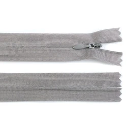 Fermoar ascuns nedetașabil, no 3 lungime 60 cm - Gri perlă (1 Bucată)