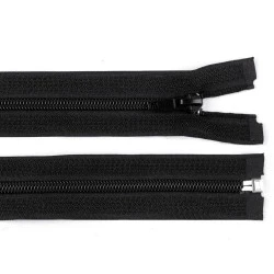 Fermoar cort no 5, lungime 200 cm, 220 cm - Negru (1 Bucată)