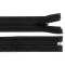 Fermoar cort no 5, lungime 200 cm, 220 cm - Negru (1 Bucată)