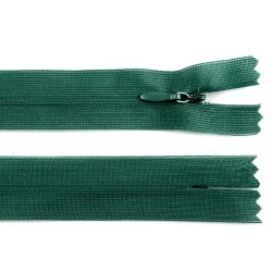 Fermoar ascuns nedetașabil, no 3 lungime 40 cm - Verde pin (1 Bucată)