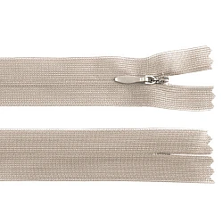 Fermoar spiralat ascuns latime no 3 lungime 30 cm - Taupe (1 Bucată)