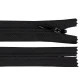 Fermoar spiralat ascuns ykk no 3 lungime 60 cm - Negru (20 Bucăți)