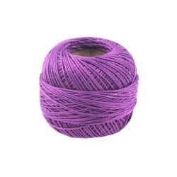 Aţă pentru brodat cotton perle nitarna cehia - Ametist închis (10 Bucăți)