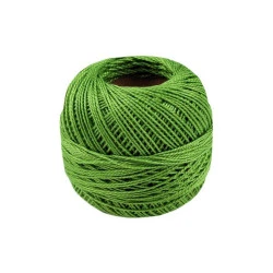Aţă pentru brodat cotton perle nitarna cehia - Bright limegreen (10 Bucăți)
