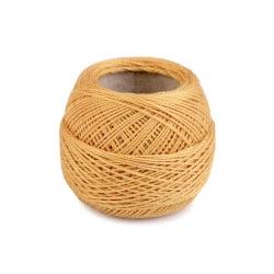 Aţă pentru brodat cotton perle nitarna cehia - Colorado topaz (10 Bucăți)