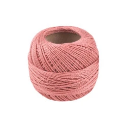 Aţă pentru brodat cotton perle nitarna cehia - Coral almond (10 Bucăți)
