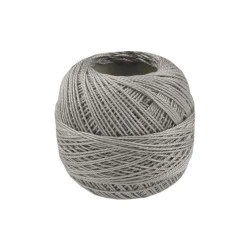 Aţă pentru brodat cotton perle nitarna cehia - Aluminum (10 Bucăți)