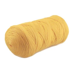 Bandă de tricotat spaghetti, 250 g - Galben gălbenuș (1 Bucată)