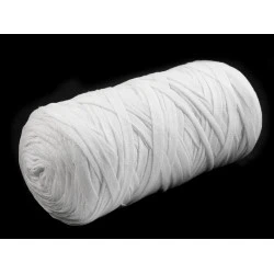 Bandă de tricotat spaghetti, 250 g - Alb (1 Bucată)