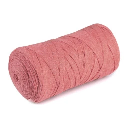 Bandă de tricotat spaghetti, 250 g - Roz vintage (1 Bucată)