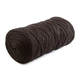 Bandă de tricotat spaghetti, 250 g - Maro (1 Bucată)