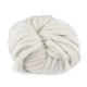 Fir de tricotat gros, cca 250 g - Alb lăptos (1 Bucată)