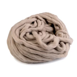 Fir de tricotat gros, cca 250 g - Bej (1 Bucată)