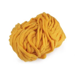 Fir de tricotat gros, cca 250 g - Galben muștar (1 Bucată)