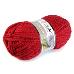 Fir de tricotat alpine maxi, 250 g - Roșu închis (1 Bucată)
