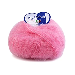 Fir de tricotat big mohair, 25 g - Roz (1 Bucată)