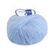 Fir de tricotat big mohair, 25 g - Bleu pal (1 Bucată)