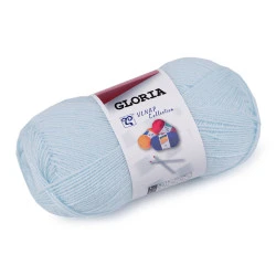 Fir de tricotat gloria, 50 g - Bleu pal (1 Bucată)