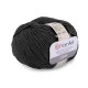 Fir de tricotat gina / jeans, 50 g - Negru (1 Bucată)