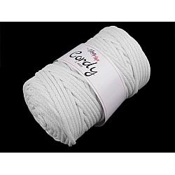 Fir tricotat / șnur macrame, 100 m - Alb natural (1 Bucată)