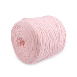 Bandă de tricotat spaghetti, 550-700 g - Roz deschis (1 Bucată)
