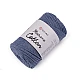 Fir de tricotat macrame cotton, 250 g - Albastru închis (1 Bucată)