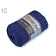Fir de tricotat macrame cotton, 250 g - Albastru închis (1 Bucată)
