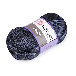 Fir de tricotat  melody, 100 g - Albastru închis (1 Bucată)