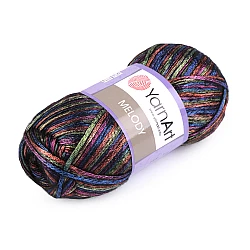 Fir de tricotat  melody, 100 g - Multicolor (1 Bucată)