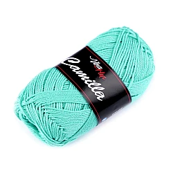 Fir de tricotat camilla, 50 g - Verde mentă (1 Bucată)