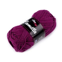 Fir de tricotat camilla, 50 g - Fuchsia închis (1 Bucată)