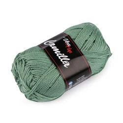 Fir de tricotat camilla, 50 g - Verde salvie inchis (1 Bucată)