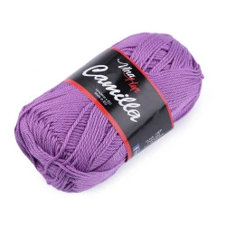 Fir de tricotat camilla, 50 g - Mov închis (1 Bucată)