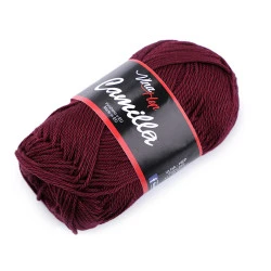 Fir de tricotat camilla, 50 g - Bordo (1 Bucată)