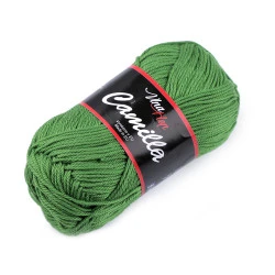 Fir de tricotat camilla, 50 g - Verde crud (1 Bucată)