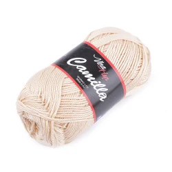 Fir de tricotat camilla, 50 g - Ecru (1 Bucată)