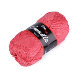 Fir de tricotat camilla, 50 g - Roz coral (1 Bucată)
