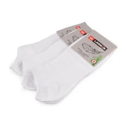 Șosete bumbac bărbați - Alb (3 Perechi)