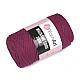 Fir de tricotat / croșetat macrame cord, 250 g - Bordo (1 Bucată)