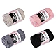 Fir de tricotat / croșetat macrame cord, 250 g - Bordo (1 Bucată)