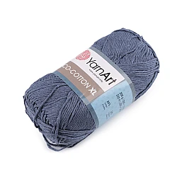 Fir de croșetat eco - cotton xl, 200 g - Denim melanj (1 Bucată)