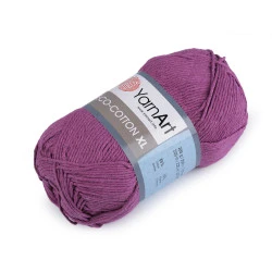 Fir de croșetat eco - cotton xl, 200 g - Violet (1 Bucată)