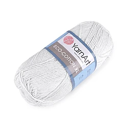 Fir de croșetat eco - cotton xl, 200 g - Alb (1 Bucată)