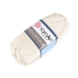 Fir de croșetat eco - cotton xl, 200 g - Natur (1 Bucată)