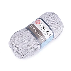 Fir de croșetat eco - cotton xl, 200 g - Gri foarte deschis (1 Bucată)