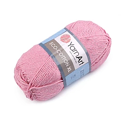 Fir de croșetat eco - cotton xl, 200 g - Roz deschis (1 Bucată)